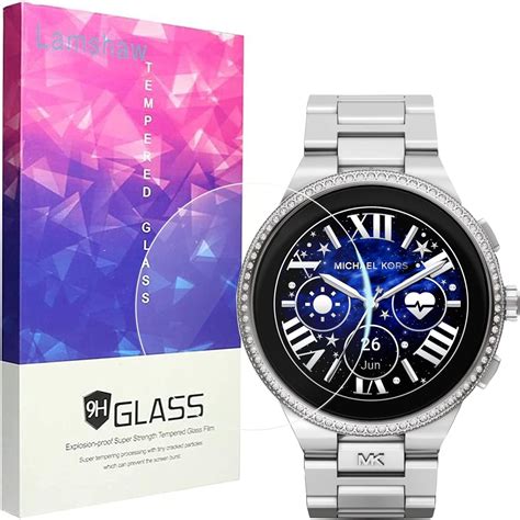 tempered glass for michael kors smartwatch dylan|[3 Pack] Screen Protector, Compatible with Michael Kors DYLAN .